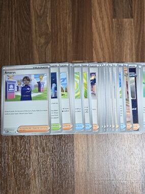 Pokémon Cards - Prismatic Evolutions Base Set Trainers Non Holo Complete Set